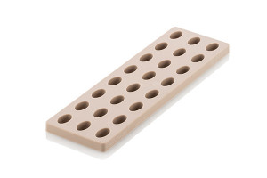 Polikarbonát + szilikon formakészlet, 24 üreg, 2,3 x 3,3 x H 1,5 cm, 8,5 ml (CH014) - Img 6
