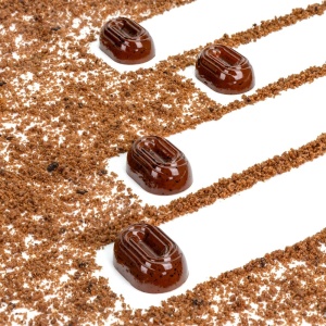 Polycarbonate mould 20 Praline Biscuit, 3.8 x 2.55 x H 1.35 cm, 10.5 gr - Img 3