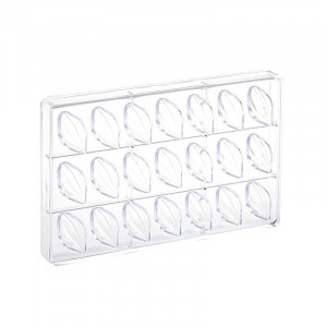Polycarbonate mould Modern Range 21 Chocolate Pralines, 5.2 x 2.6 x H 1.4 cm, 9 gr - Img 3