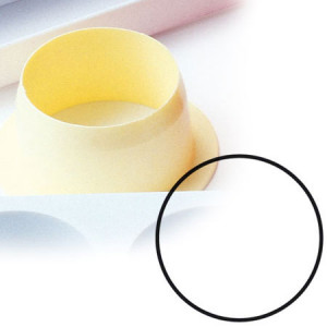 Round Monoportions Ø 6.5 x H 4 cm - Plastic Cutter Bases and Inserts - Img 2