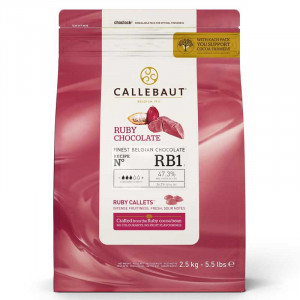 Ruby Chocolate 47.3% Barry Callebaut, 2.5 kg - Img 1