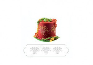 *Sablon Lateral Decor Masti Carnival, 34 x 9 cm  - Img 2