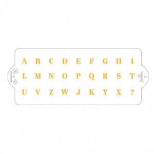 Sablon Plastic Decor Alphabet, 25 x 10 cm - Img 5