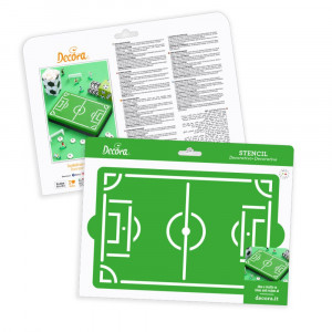 Sablon Plastic Decor Top, Football Field Model, 30 x 20 cm - Img 4