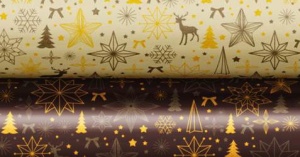 Set of 24 Chocolate Transfer Sheets – 2 Christmas Designs, 30 x 40 cm