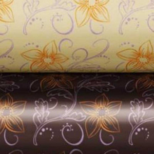 Set of 24 Chocolate Transfer Sheets 4 Designs Flowers and Butterflies 30 x 40 cm - Img 5