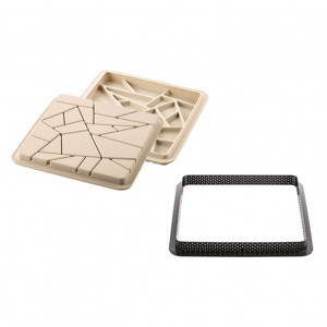 Set Tarte Liberty 20 x 20 cm, 1 Microperforated Frame + Silicon Tin - Img 2