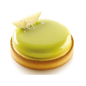 Set Tarte Ø 12 cm, 4 Rame Microforate + 2 Forme Silicon 2 cavitati - Img 4