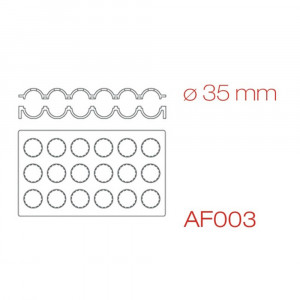Sfere 3D Ø 3.5 cm - Matrita dubla silicon, 18 cavitati - Img 4