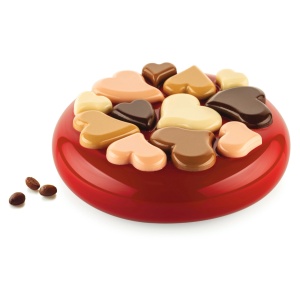 Silicon 3D Tender Cake Tin Ø 19 x H 6.5 cm, 1480 ml - Img 1