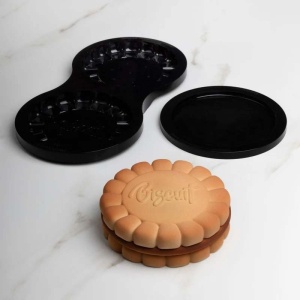 Silicon Cake Tin 3D Biscuite Ø 16 x H 5.2 cm, 920 ml