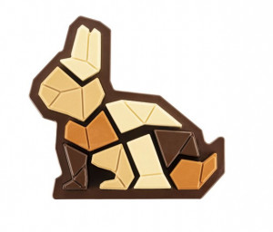 Silicon cake tin Modern 3D Bunny 27.6 x 26.8 x H 3.2 cm, 520 ml - Img 6
