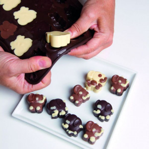 Silicon Chocoice Elephants mould, 16 cavities - Img 3