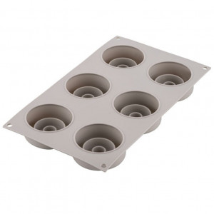 Silicon Colour mould Ø 7.3 x H 3 cm, 6 cavities x 115 ml - Img 3