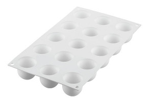 Silicon Dome mould Ø 4 x H 4 cm, 15 cavities - Img 3