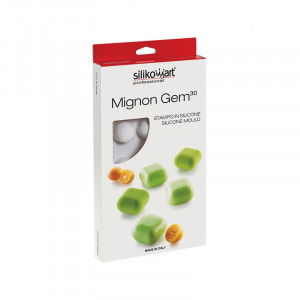 Silicon Gem mould 4 x 4 x H 2.3 cm, 15 cavities, 30 ml - Img 3
