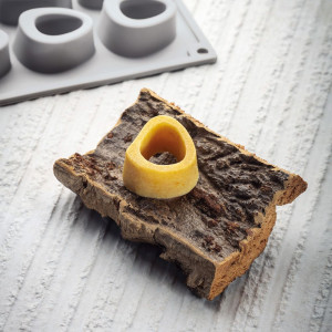 Silicon Gourmand Ossobuco mould 4.8 x 4 x H 2.3 cm, 15 cavities, 15 ml - Img 3