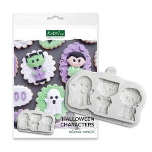 Silicon Halloween mould, 3 Subjects Ø 5.2 - 5.7 cm - Img 1