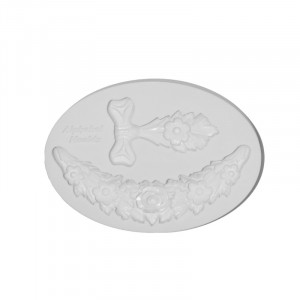 Silicon mould 2 decorations Flowers Ø 7 and 12 cm - Img 1