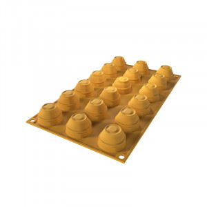 Silicon mould Silikomart NaturaE Rosie Cherry Ø 3.1 x H 2.5 cm, 14 ml, 18 cavities - Img 3