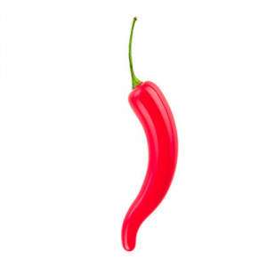 Silicon NaturaE Chili mould 9.1 x 3.1 x H 1.6 cm, 12 cavities - Img 1