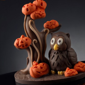 Silicon Owl 3D Owl mould, Ø 6.7 x H 7.5 cm - Img 1