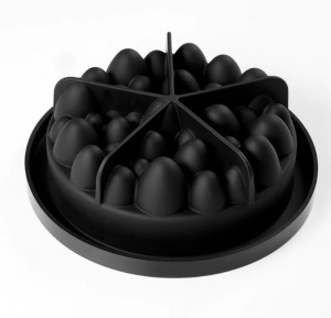 Silicon Pavocake 3D Easter cake tin Ø 16 x H 6.5 cm, 940 ml - Img 3