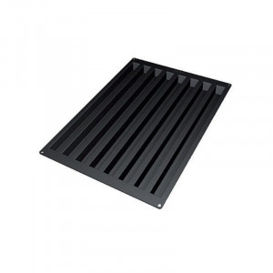 Silicon Trunchi mould 50 x 3 x H 3 cm, 8 cavities (SQ017) - Img 2