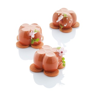 Silicone mould Chloe 6.1 x 6.1 x H 4 cm, 6 cavities, 110 ml - Img 3