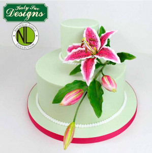 Silicone mould Lilies 10 x 3.3 cm, 2 pcs - Img 2