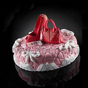 Silicone Moulding Decor Quilting with Hearts, 29x19.3cm