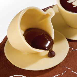 Small Chocolate Chocolate Teacups Ø5xh3.2cm - Polycarbonate mould - Img 1