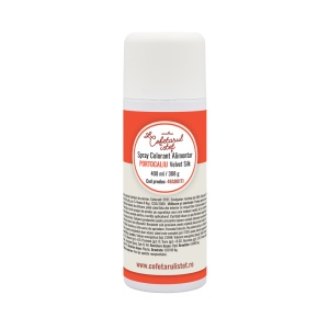 SPRAY VELVET Silk- Colorant Alimentar Portocaliu Pantone 2028 U, 400 ml