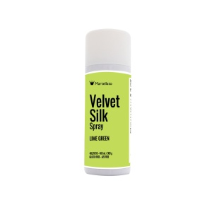 SPRAY VELVET Silk - Colorant Alimentar Verde Lime, 400 ml