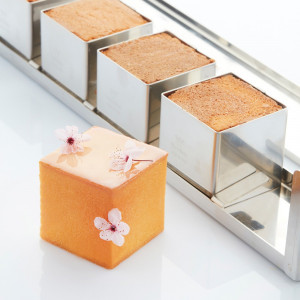 Stainless Steel Baking Tin New York Roll Cub, 6 x 6 x H 6 cm, vol. 220 ml - Set of 5 pcs - Img 4