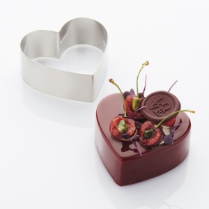 Stainless Steel Heart Branch 28 x 26.3 H 4 cm - Img 2