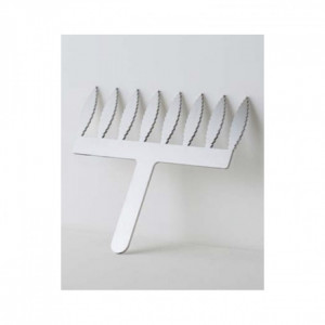 Stainless steel spatulas Decor Ciocolata - Fulg model S, H 6 cm, 8 rods - Img 1