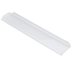 Straight Edged Tray, Satin Plexiglas, 50 x 10 x H 2 cm - Img 1