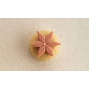Szilikon Decor Top/Insertion forma, Virágos Corollák Ø 4,5 x H 0,6 cm, 15 üreg, 4 ml - Img 2