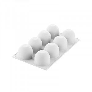 Szilikon dóm forma Ø 6,2 x H 5,2 cm, 8 üreg, 125 ml - Img 4