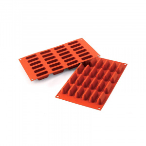 Szilikon forma Choco Gianduia 5x1.8xH2.4cm, 24 üreg (SF125)