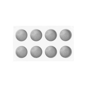 Szilikonforma Antea Ø 6,2 x H 5,1 cm, 8 üreg x 130 ml - Img 2