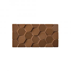 Tablete Ciocolata 15.5 x 7.8 x H 1 cm - Matrita Policarbonat Choco Bar Pave, 3 cavitati, 100 gr - Img 3