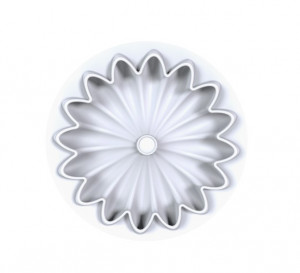Tarte 3D Bloom Virág Ø17,3 x H 2 cm + mikroperforált ág Ø 18 x H 2,2 cm - Img 3