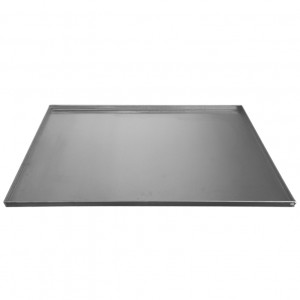 Tava Aluminiu Neperforat - 4 Margini, 80 x 60 x H 2 cm - Img 3