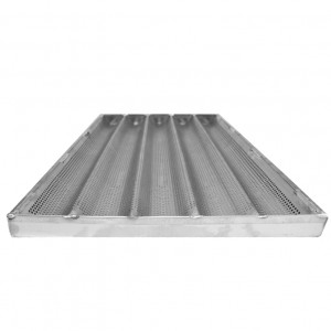 Tava Baghete 60 x 40 cm - 5 Canale Longitudinale, Cadru Sudat - Img 2