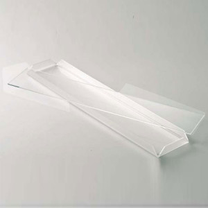 Tavita Margini Drepte, Plexiglas Satinat, 50 x 10 x H 2 cm - Img 2