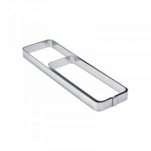 Téglalap alakú rozsdamentes acél téglalap alakú téglalap alakú sarok 8x28xH2cm
