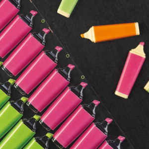 Termoform mould sheets. Markers 9 cm, 3 colours, 300 pcs