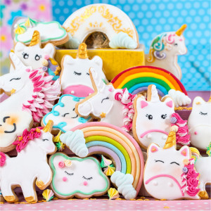 Unicorn - Decupatoare Plastic Ø 8 si 10 x H 2.2 cm, Set 2 Buc - Img 3